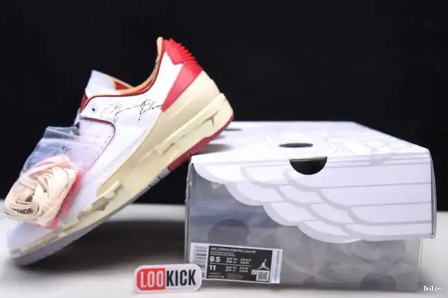 Boostmaster lin White Low Jordan Retro Off-White 2 SP DJ4375-106 Red 0507